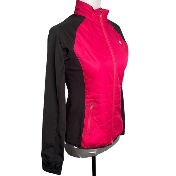 Champion Cold Weather Gear Pink Black Long Sleeved Activewear Full Zip J… - Picture 5 of 16